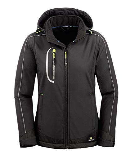 4PROTECT Softshell-Jacke Damen Maryland, schwarz schwarz 46 von 4Protect