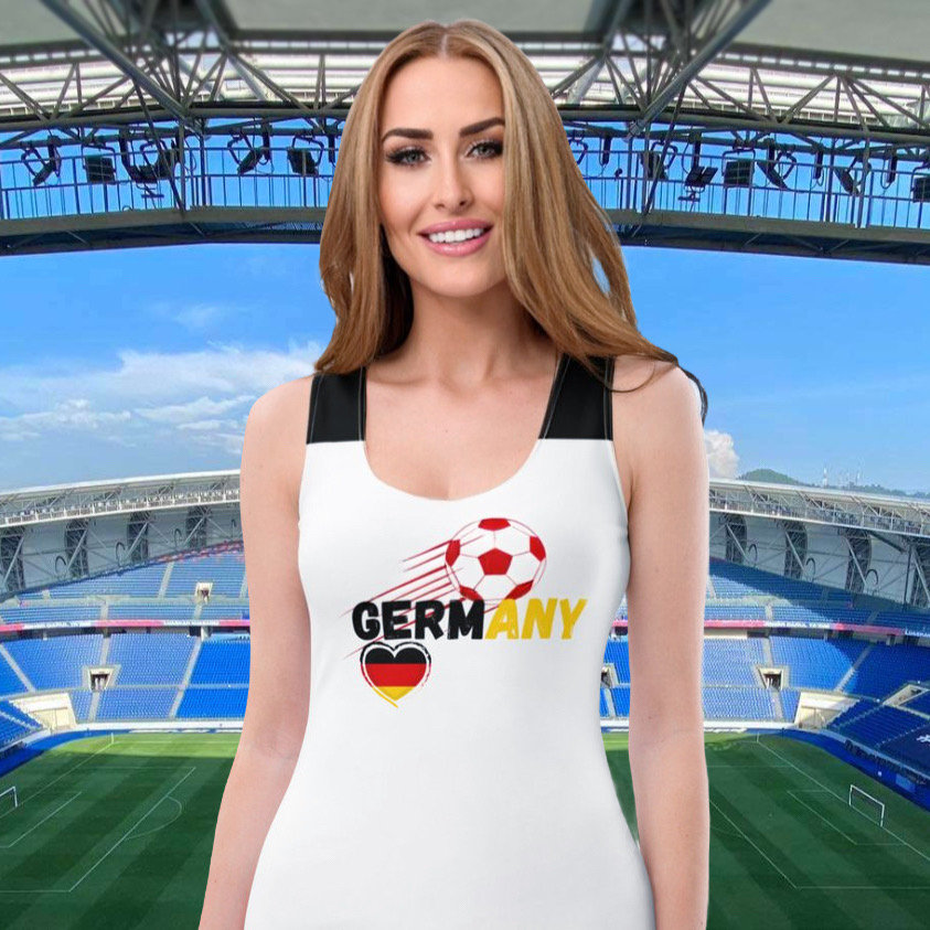 Em 2024 Fan Kleid Deutschland Germany Uefa Fussballkleid von 4ThePrincess