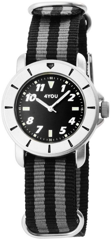 4YOU Quarzuhr 250002000 4You Unisexuhr mit Textilband von 4YOU