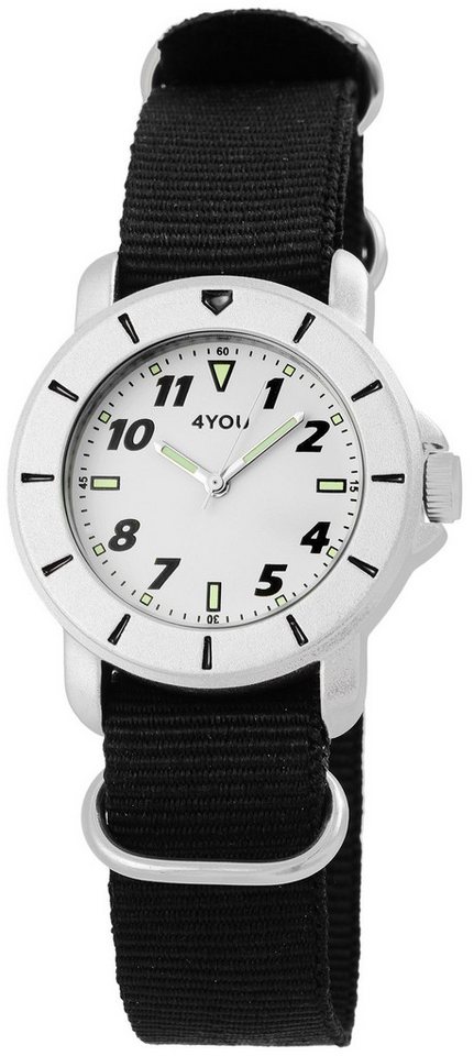 4YOU Quarzuhr 250002000 4You Unisexuhr mit Textilband von 4YOU