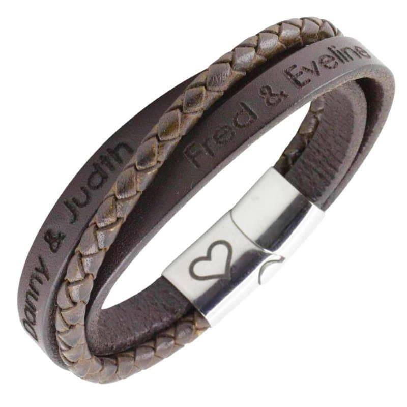 Lederarmband Mit Gravur. Personalisiertes Armband. Geschenk Für Ihn Lederarmband Mit Gravur. Personalisiertes Armband. Geschenk Für Ihn von 4him2com