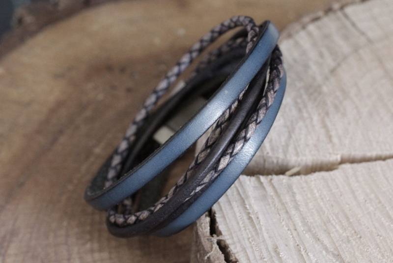 Lederarmband Mit Textgravur. Personalisiertes Armband. Armband Text. Geschenk Für Ihn von 4him2com