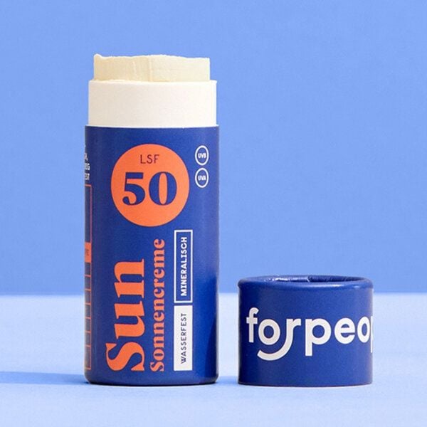 forpeople Feste Sonnencreme LSF 50 + Für Kinder geeignet - Plastikfrei & Korallenfreundlich - Naturkosmetik forpeople Feste Sonnencreme LSF 50 + Für Kinder geeignet - Plastikfrei & Korallenfreundlich - Naturkosmetik von forpeople