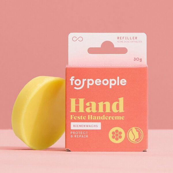 forpeople Handcreme (fest) | Biokosmetik | Biologisch | Regional | Plastikfrei von forpeople