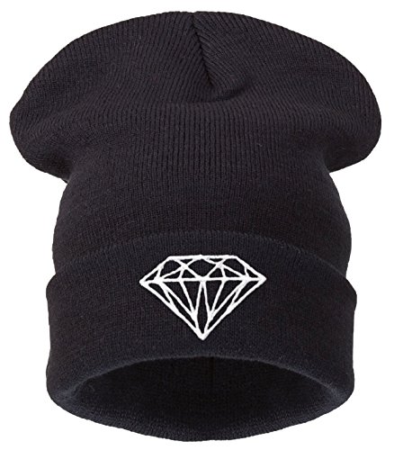 4sold (TM) Mütze im Beanie-Stil, Mützen und mehr aus der Bad-Hair-Day-Kollektion Gr. One Size, Diamant von 4sold