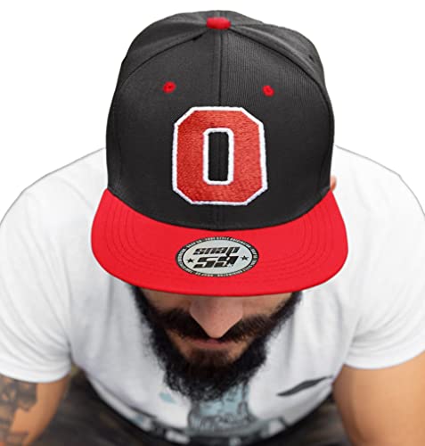 4sold ABC Rot Schwarz Cap Snapback Cappy Caps Mütze Aufschrift Beanies Basecap CRO (0) von 4sold