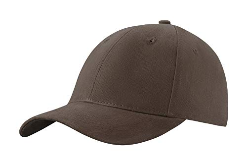 4sold Baseball Cap Unisex Baumwolle Baseball Mützen Reine Farbe Baseboard Baseballkappe (Brown) von 4sold