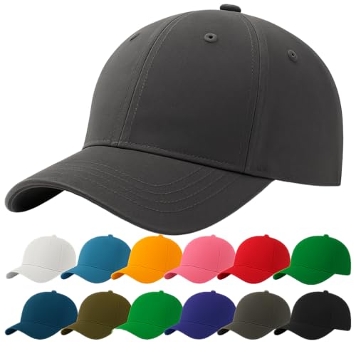 4sold Baseball Cap Baumwolle, Unisex Baseballkappe Herren Damen, Verstellbar Einheitsgröße, Sonnenmütze, Leicht & Atmungsaktiv, Sport Freizeit Outdoor von 4sold