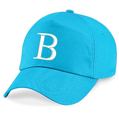 4sold Baseball Cap aus gewaschener Chino Baumwolle in Vintage Optik mit ausgefranster Patchwork Struktur Baby Surf Blue von 4sold