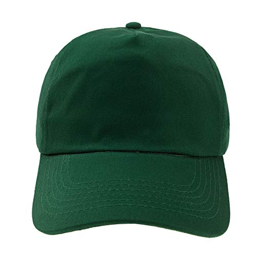 4sold Junior Original 5 Panel Cap Unisex Jungen Mädchen Mütze Baseball Cap Hut Kinder Kappe (Bottle Green) von 4sold