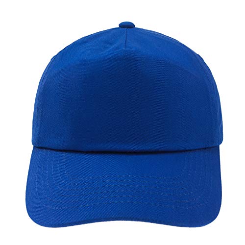 4sold Junior Original 5 Panel Cap Unisex Jungen Mädchen Mütze Baseball Cap Hut Kinder Kappe (Royal) von 4sold