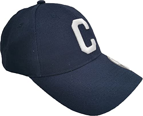 4sold Kinder Jungen Mädchen 3D Hut Sport Alphabet Baumwolle Navy Cap Verstellbar Baseball Sport Schule, Kinder Navy C, Einheitsgröße von 4sold