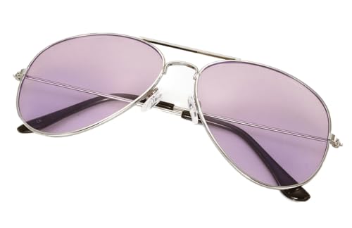 4sold Kinder mit Edelstahl Metall Gestell Sonnenbrille (Violett transparent) von 4sold