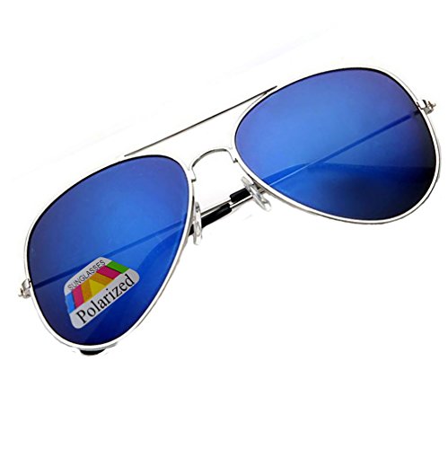 4sold Klassische Unisex Polarisierte Sonnenbrille in vielen Farbkombinationen (Blau) von 4sold