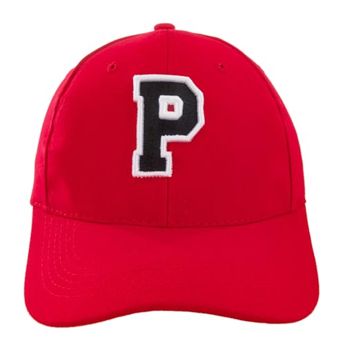 Unisex Jungen MŠdchen MŸtze Baseball Rot Cap Marineblau Hut Kinder Kappe Alphabet A-Z Gestickt in der EU (P) von 4sold