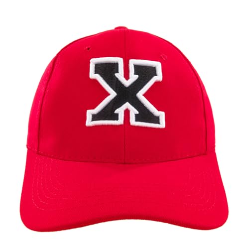 Unisex Jungen MŠdchen MŸtze Baseball Rot Cap Marineblau Hut Kinder Kappe Alphabet A-Z Gestickt in der EU (X) von 4sold
