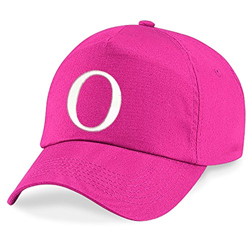 4sold Unisex Bindemütze Babymütze Jungen Mädchen Mütze Baseball Cap Fuschia Hut Kinder Kappe Alphabet A-Z (O) von 4sold