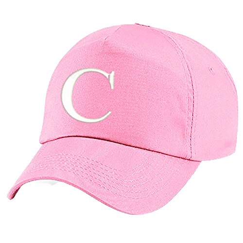 4sold Unisex Bindemütze Babymütze Jungen Mädchen Mütze Baseball Cap Rosa Hut Kinder Kappe Alphabet A-Z (C) von 4sold