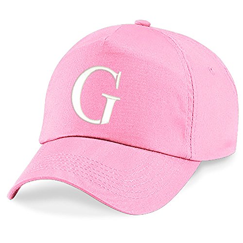 4sold Unisex Bindemütze Babymütze Jungen Mädchen Mütze Baseball Cap Rosa Hut Kinder Kappe Alphabet A-Z (G) von 4sold