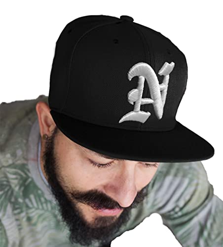 4sold Fullcap 6 Panel Baseballcap Baseball versch Snapback (Designer Baseball Cap, Herren Damen Unisex Erwachsene) Hip-Hop-Mütze, Hysteresenverschluss (F) (N) von 4sold