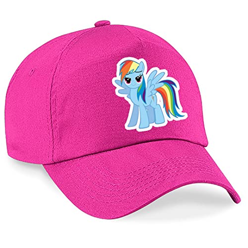 Mädchen Fabelhafte bunte Happy Pixel Einhorn Baseball Cap Kinder Caps Sport Regenbogen Tanz Kinder Sommerhut Schule Mädchen Verstellbar Baseball Hut Sonnenschutz, Fuchsiafarbenes, Einheitsgröße von 4sold