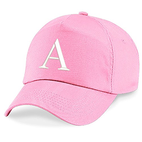 4sold Unisex Bindemütze Babymütze Jungen Mädchen Mütze Baseball Cap Rosa Hut Kinder Kappe Alphabet A-Z (A) von 4sold