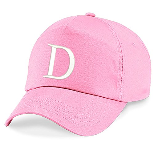 4sold Unisex Bindemütze Babymütze Jungen Mädchen Mütze Baseball Cap Rosa Hut Kinder Kappe Alphabet A-Z (D) von 4sold