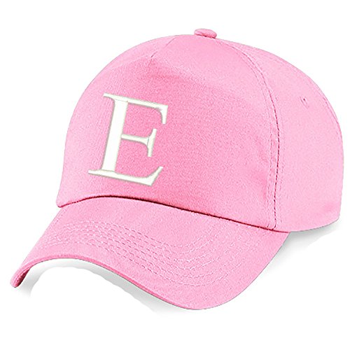 Unisex Bindemütze Babymütze Jungen Mädchen Mütze Baseball Cap Rosa Hut Kinder Kappe Alphabet A-Z 4sold (E) von 4sold