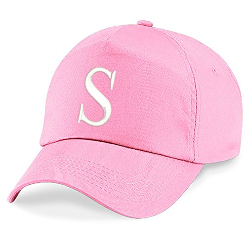 4sold Unisex Bindemütze Babymütze Jungen Mädchen Mütze Baseball Cap Rosa Hut Kinder Kappe Alphabet A-Z (S) von 4sold