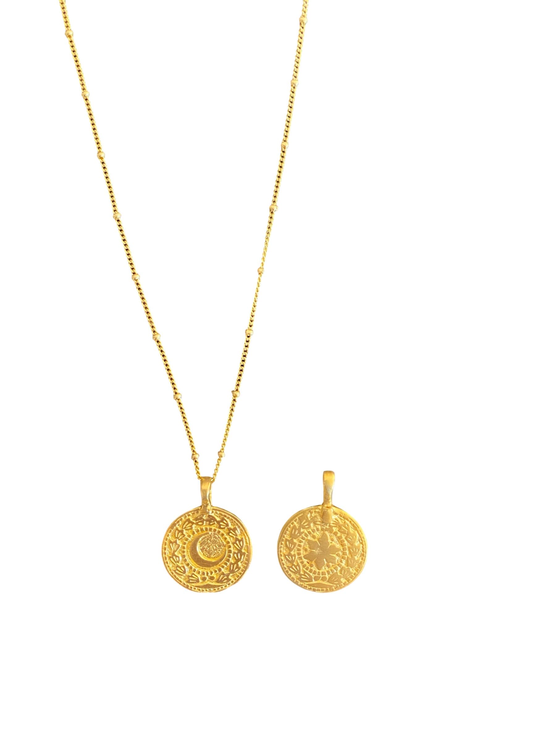 Sonnen Kette, Mond Münzen Disk Trendy Bestseller Arabic Kette Sonnen Kette, Mond Münzen Disk Trendy Bestseller Arabic Kette von 4stridi
