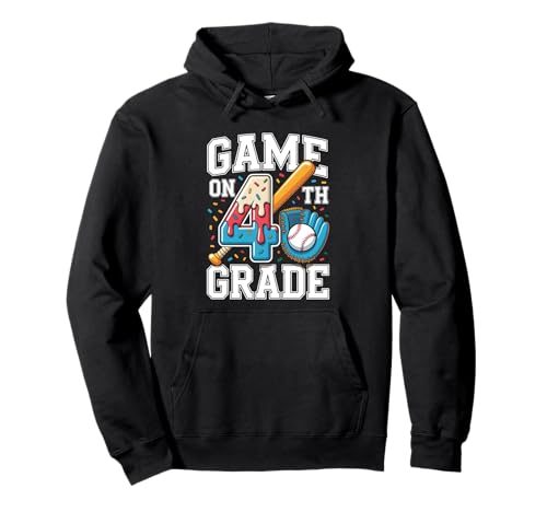 4. Klasse Ice Cream Baseball Drip Game On Kinder Jungen Kleinkind Pullover Hoodie 4. Klasse Ice Cream Baseball Drip Game On Kinder Jungen Kleinkind Pullover Hoodie von 4th Grader Back To School Baseball Ice Cream Drip