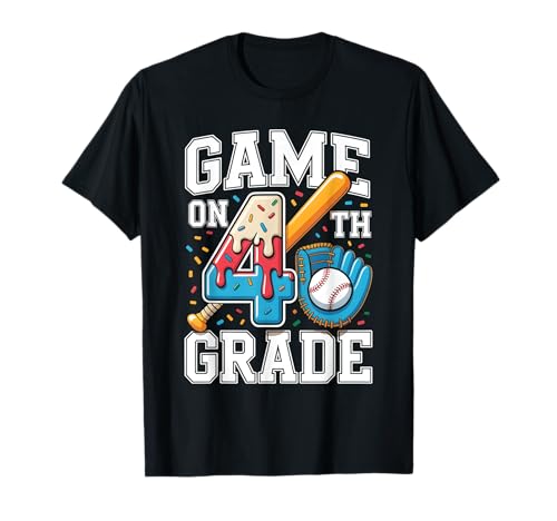 4. Klasse Ice Cream Baseball Drip Game On Kinder Jungen Kleinkind T-Shirt 4. Klasse Ice Cream Baseball Drip Game On Kinder Jungen Kleinkind T-Shirt von 4th Grader Back To School Baseball Ice Cream Drip