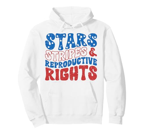 Stars Stripes and Reproductive Rights 4. Juli Damen Pullover Hoodie Stars Stripes and Reproductive Rights 4. Juli Damen Pullover Hoodie von 4th Of July Women's Rights Apparel