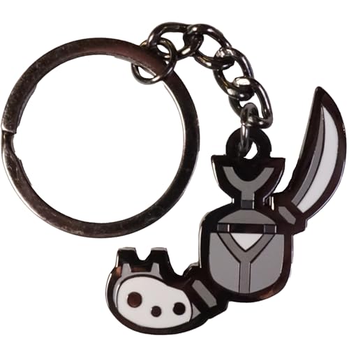 4th Wall Design GuildMark Schlüsselanhänger – Monster Hunter Schlüsselanhänger (inkl. 3,8 cm Waffen-Icon-Schlüsselanhänger), Jagdhorn (Metall), 4 cm von 4th Wall Design