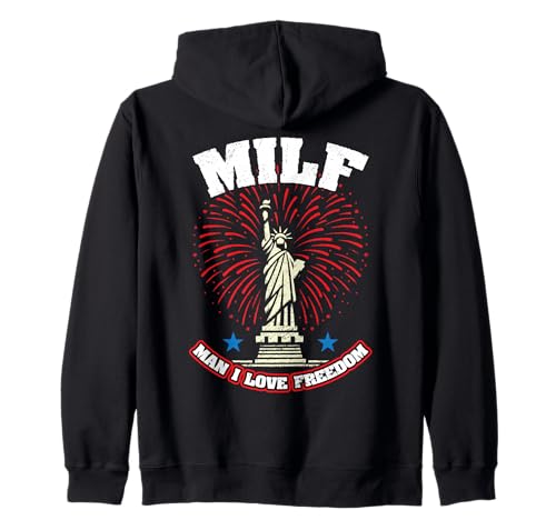 4th of July Man I Love Freedom Kapuzenjacke 4th of July Man I Love Freedom Kapuzenjacke von 4th of July Patriotic America Independence Day