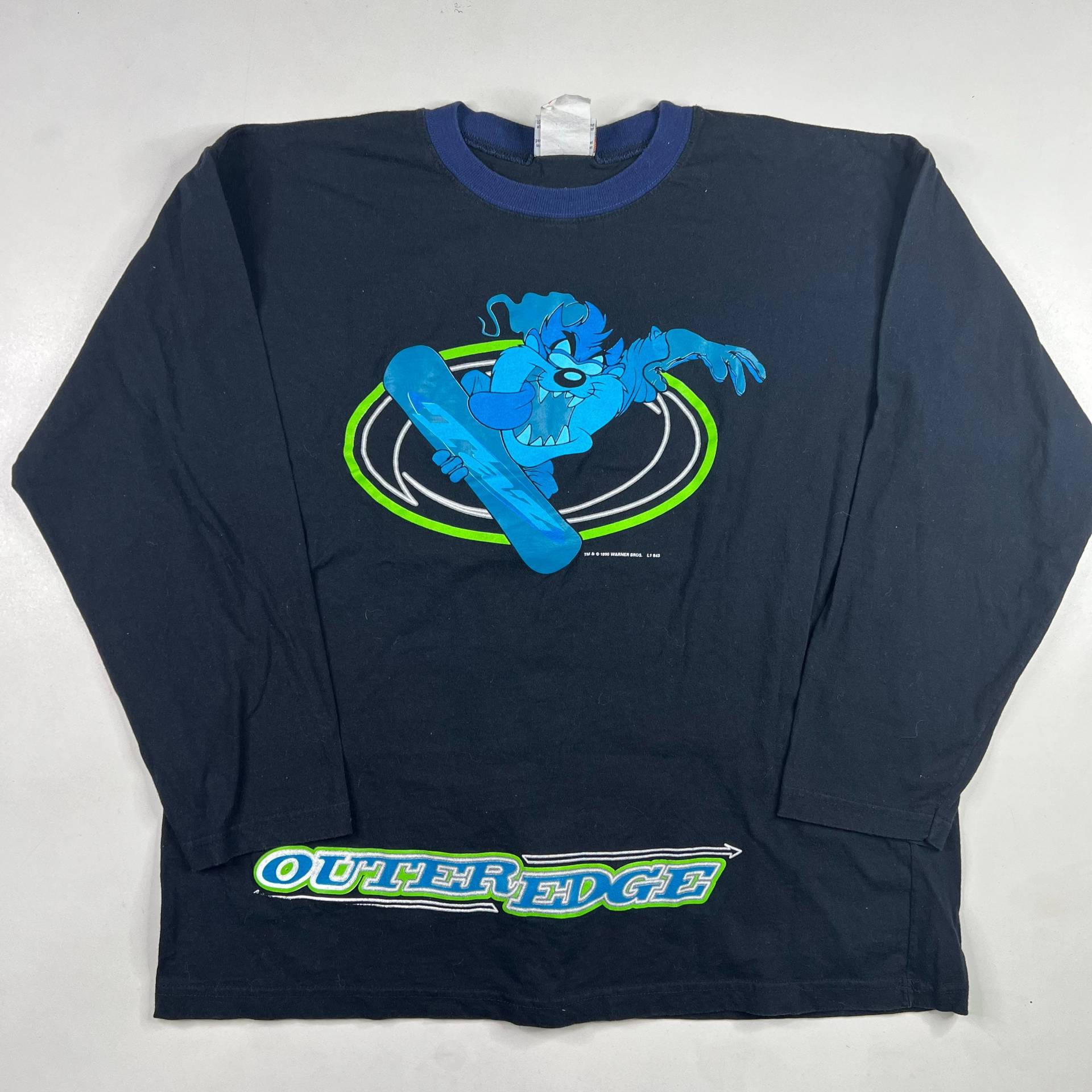1996 Taz Outeredge Snowboarding Langarmshirt Herren Xl von 4thQuarterVintage