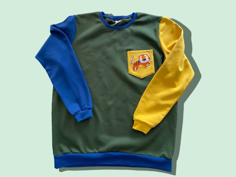 Adult Abdl Herren Pullover Farbenmix Unikat Kundenwunsch Child Design Bio Baumwollsweat Warm Kuschelig von 4uniqman