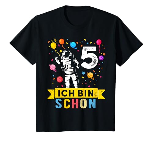 Geburtstag 5 Jahre Junge Astronaut Weltraum Jungen T-Shirt Geburtstag 5 Jahre Junge Astronaut Weltraum Jungen T-Shirt von 5 Jahre Geburtstag Junge Astronaut Shirt