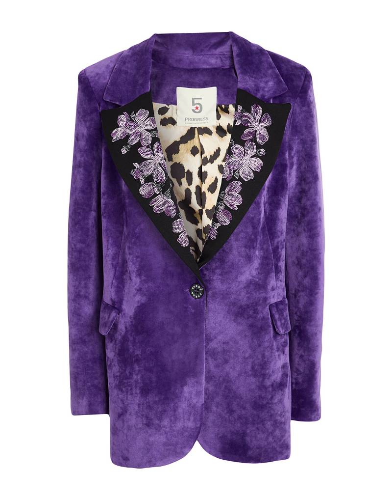 5 PROGRESS Blazer Damen Violett von 5 PROGRESS