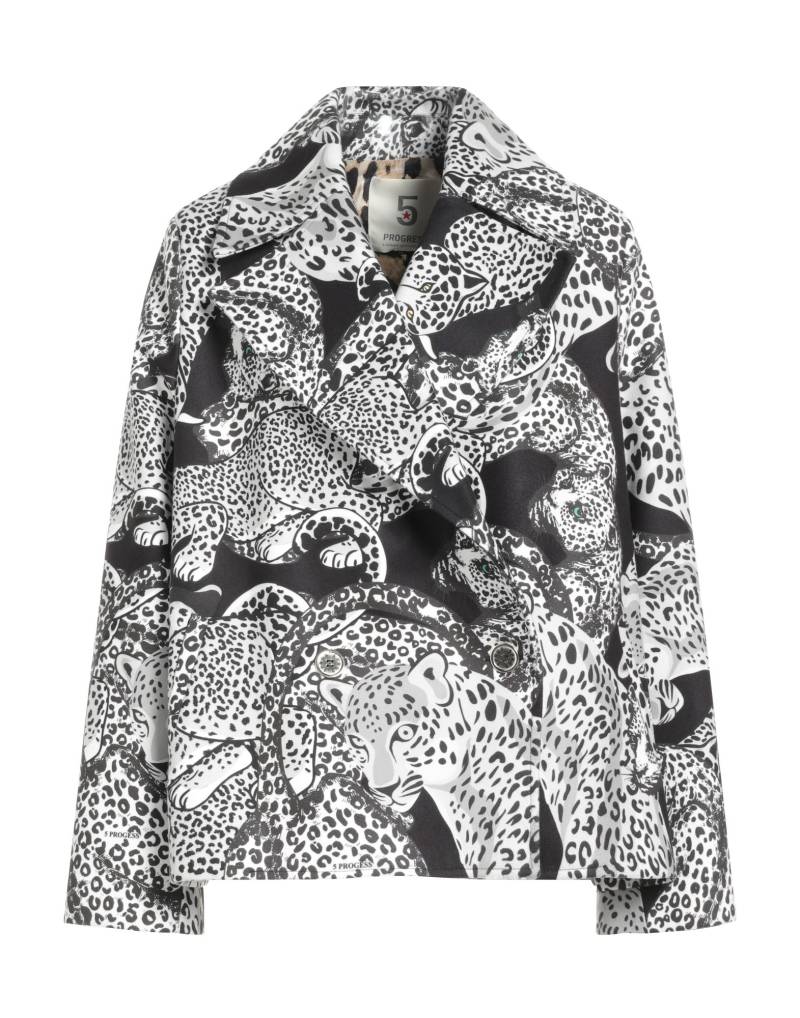 5 PROGRESS Jacke & Anorak Damen Schwarz von 5 PROGRESS