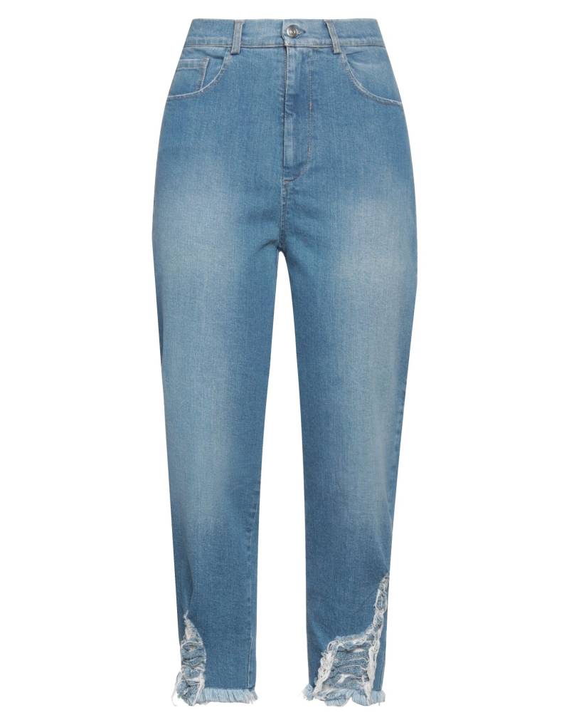 5 PROGRESS Jeanshose Damen Blau von 5 PROGRESS