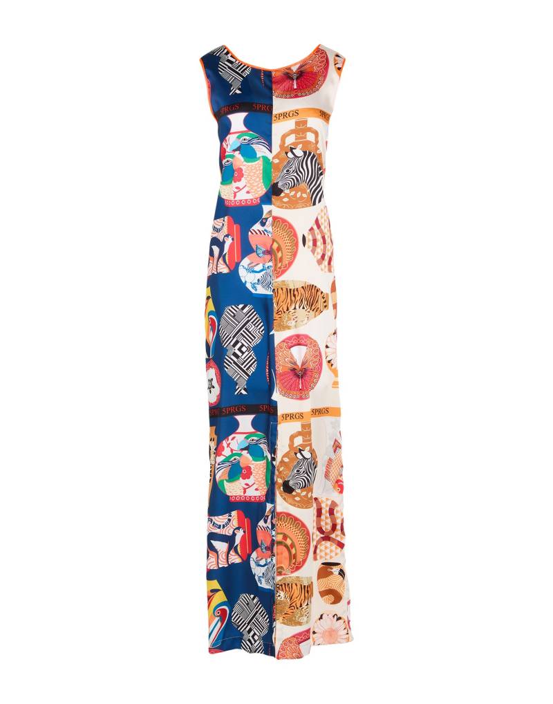 5 PROGRESS Maxi-kleid Damen Beige von 5 PROGRESS