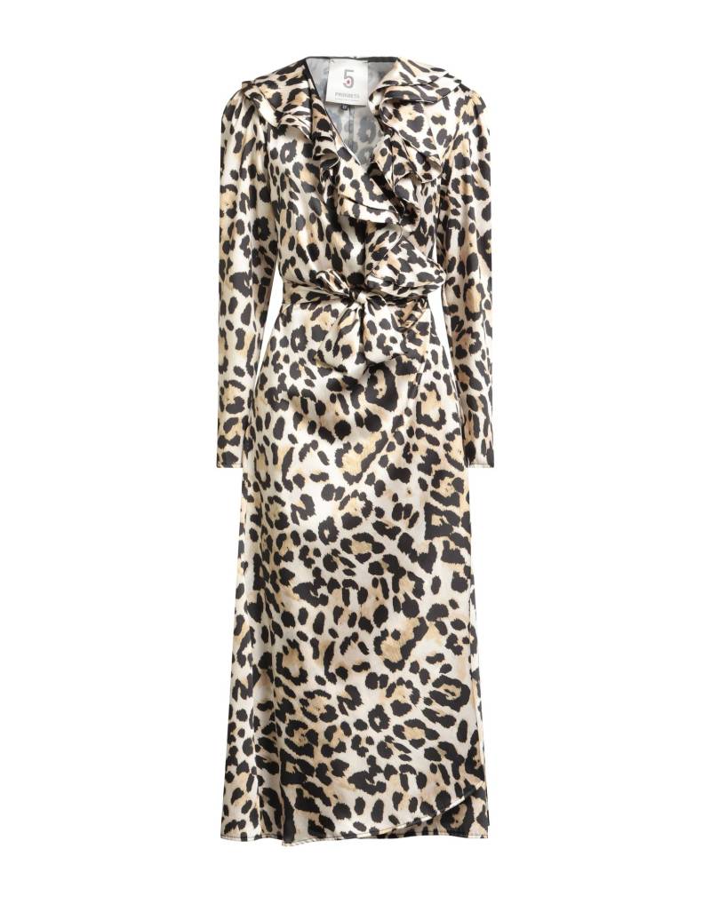 5 PROGRESS Maxi-kleid Damen Sand von 5 PROGRESS