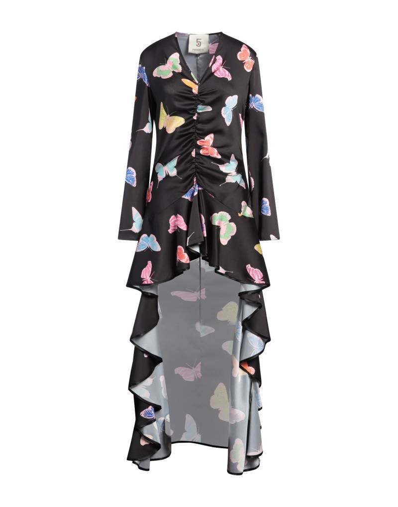 5 PROGRESS Maxi-kleid Damen Schwarz von 5 PROGRESS