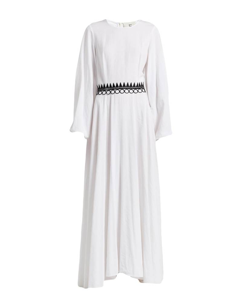 5 PROGRESS Maxi-kleid Damen Weiß von 5 PROGRESS