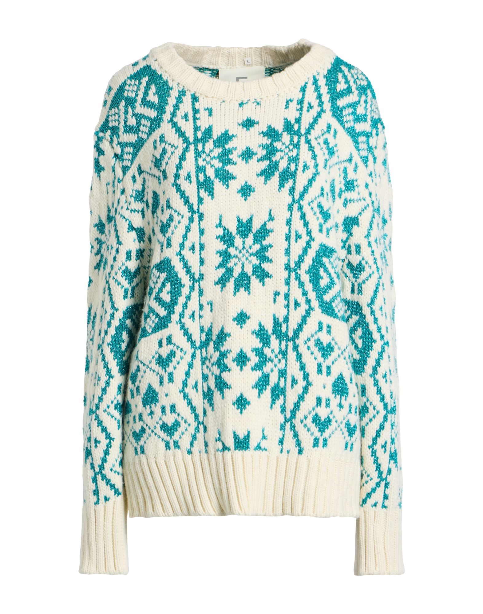 5 PROGRESS Pullover Damen Tūrkis 5 PROGRESS Pullover Damen Tūrkis von 5 PROGRESS
