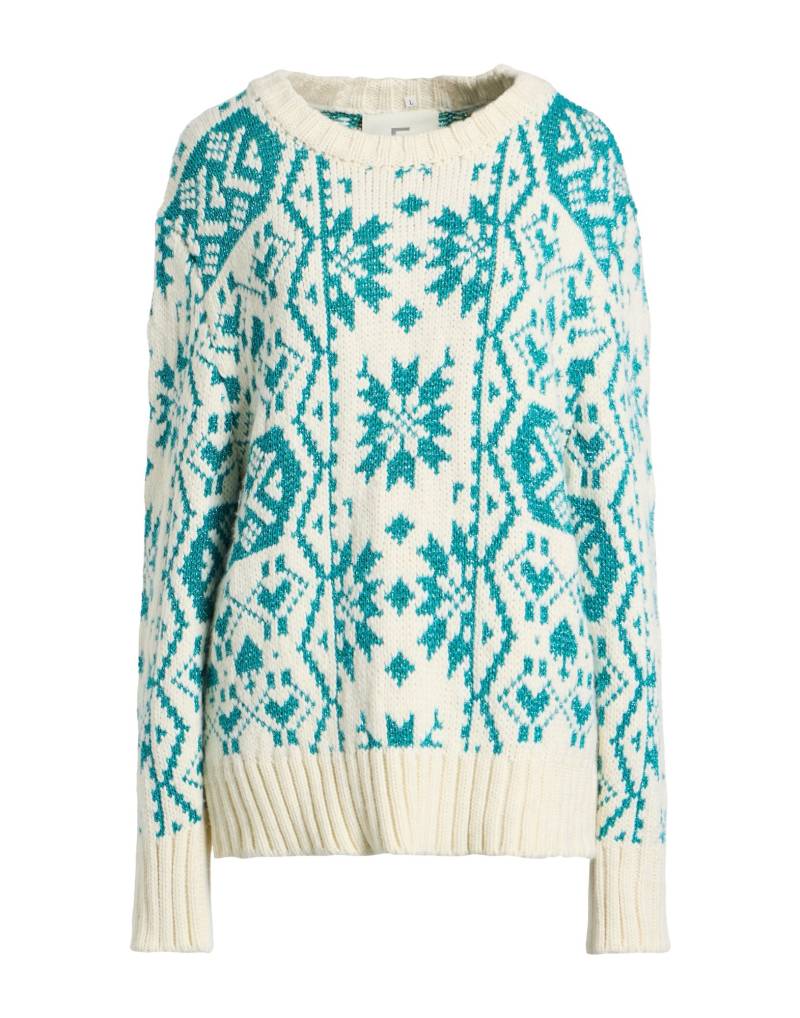 5 PROGRESS Pullover Damen Tūrkis von 5 PROGRESS