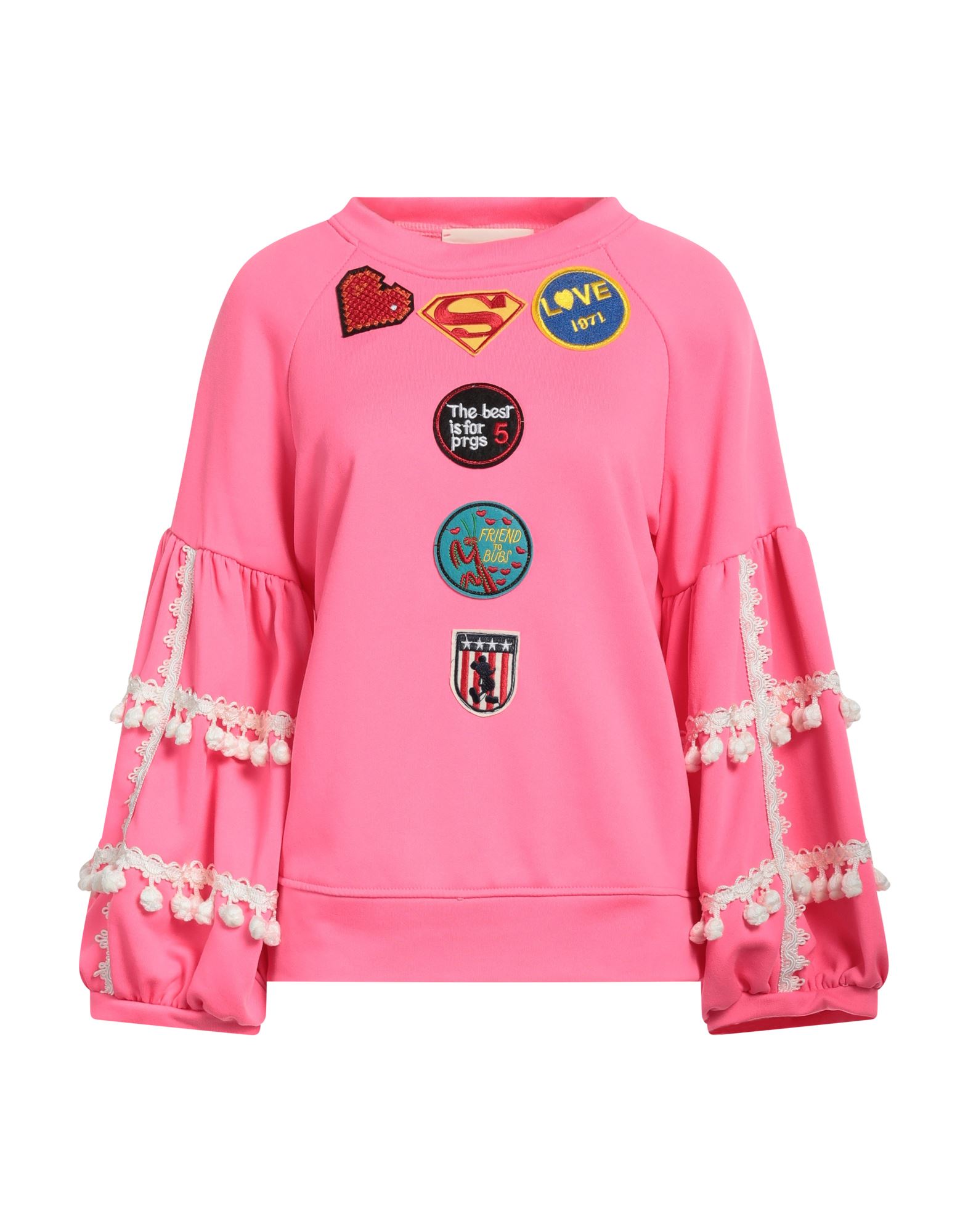 5 PROGRESS Sweatshirt Damen Fuchsia 5 PROGRESS Sweatshirt Damen Fuchsia von 5 PROGRESS