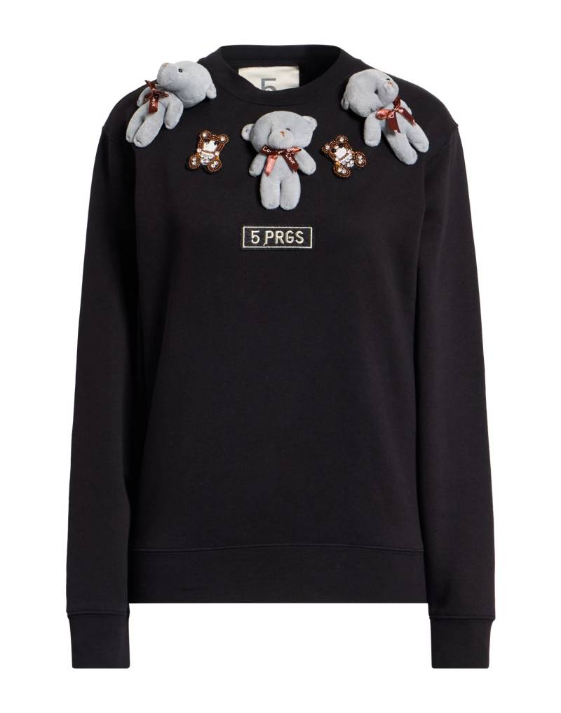 5 PROGRESS Sweatshirt Damen Schwarz von 5 PROGRESS