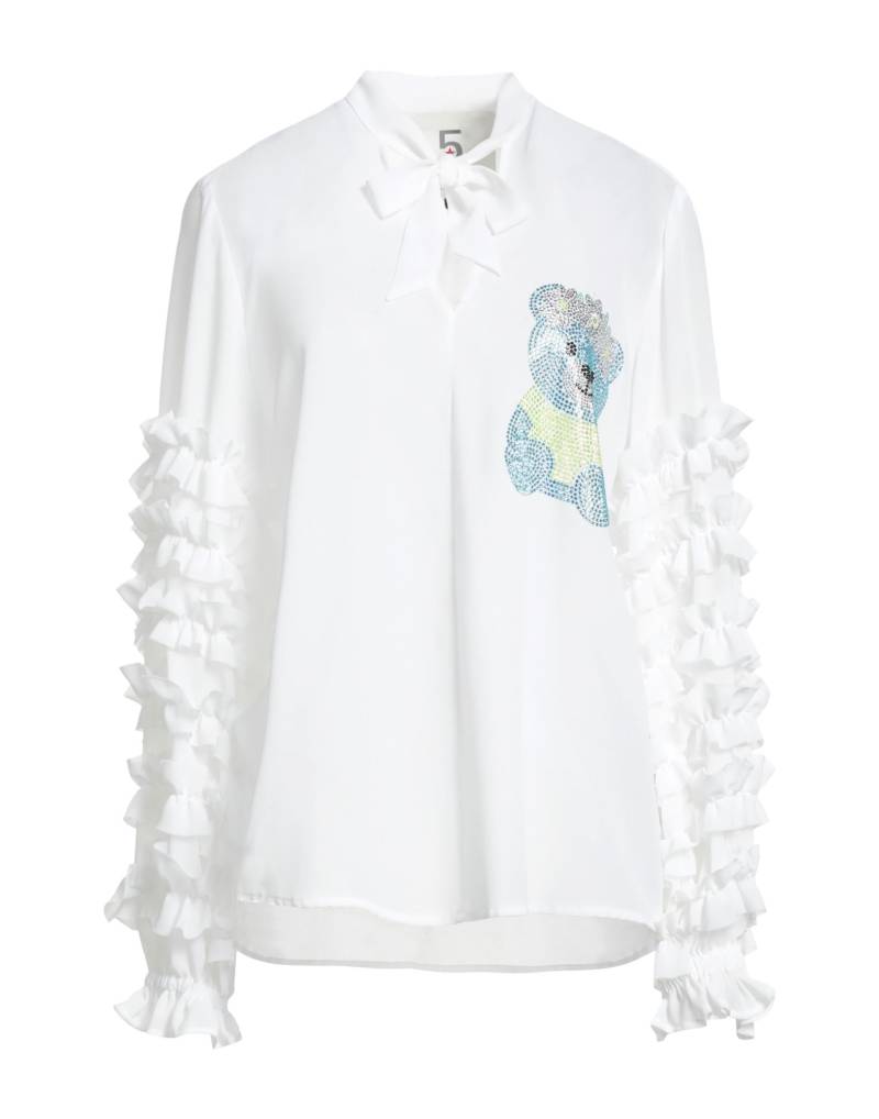 5 PROGRESS Top Damen Weiß von 5 PROGRESS